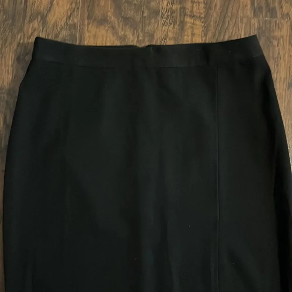 Guess Authentic Black Vintage Pencil Skirt with slit S 27 NWT - Picture 2 of 7